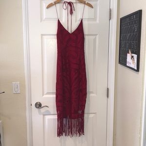 White fox boutique Red Dress size Medium